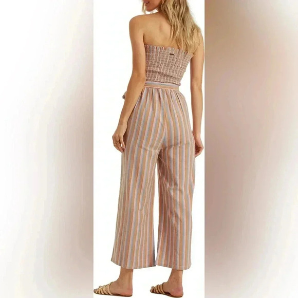 Forward Feelings Strapless Wide Leg Jumpsuit Billabong - Picture 2 of 5